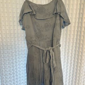 *new with tags* Francesca’s light blue romper size xxs
